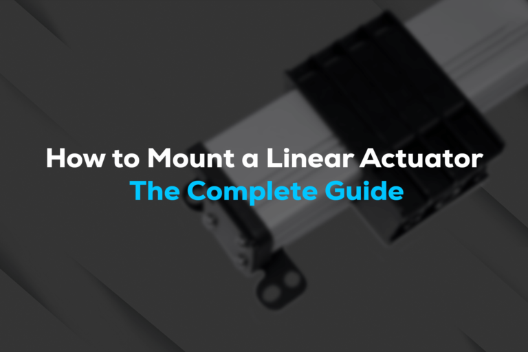 How to Mount a Linear Actuator