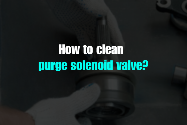 How To Identify & Clean A Dirty Purge Solenoid Valve? Maximsystems