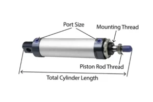 Calculating Pneumatic Cylinder Force